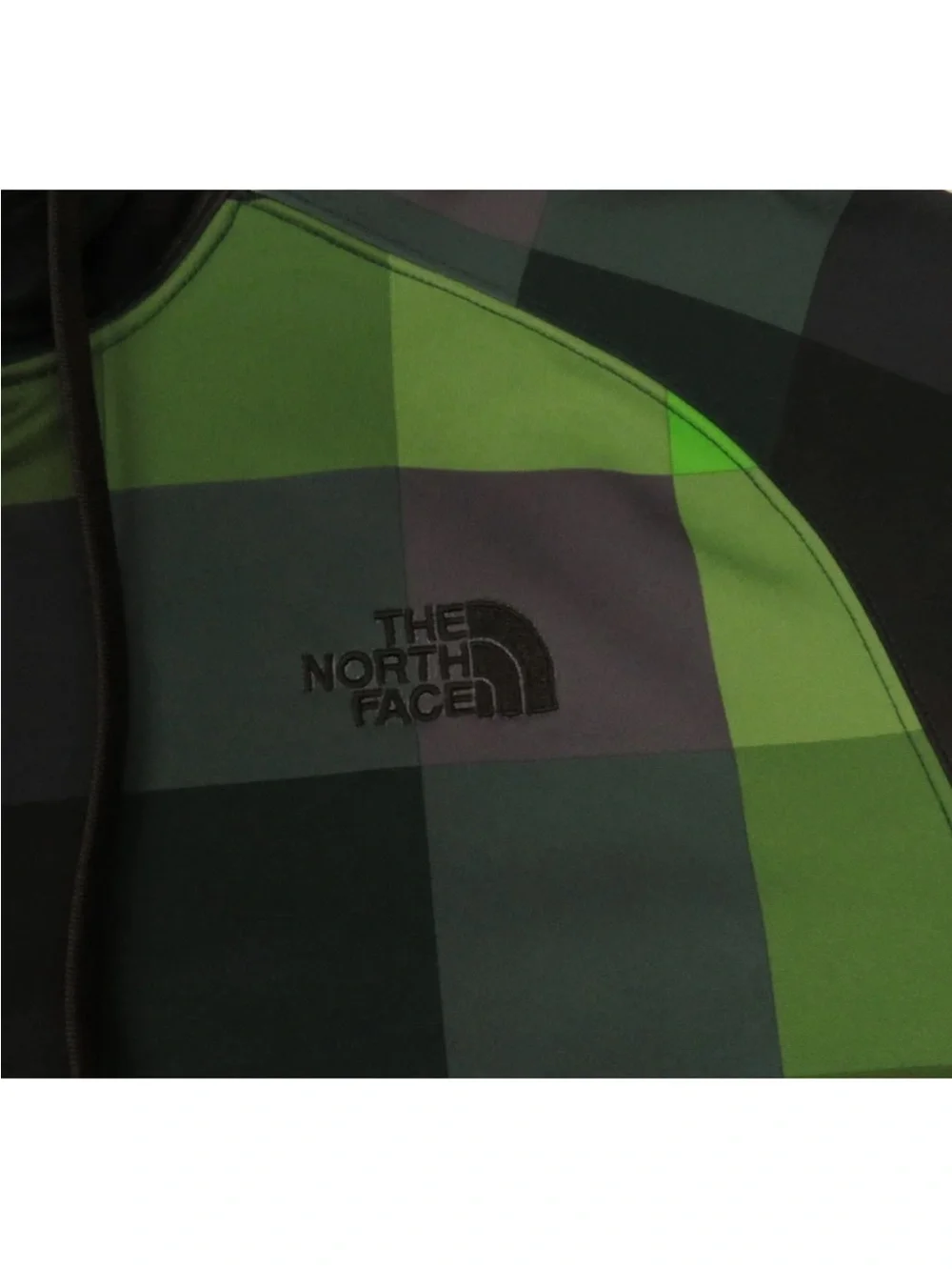 The North Face Apex Cryptic Plaid Dunmoran Hooded Full Zip Jacket L